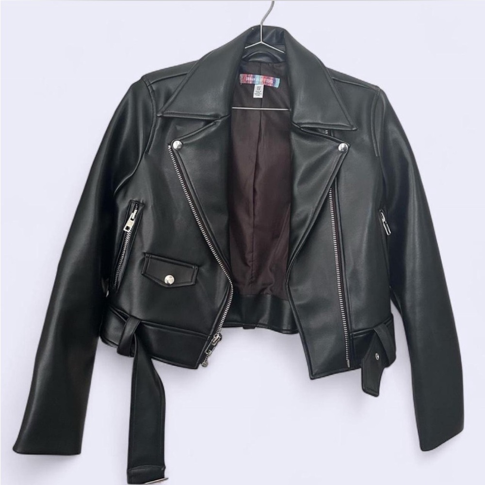 Black Faux Leather Jacket